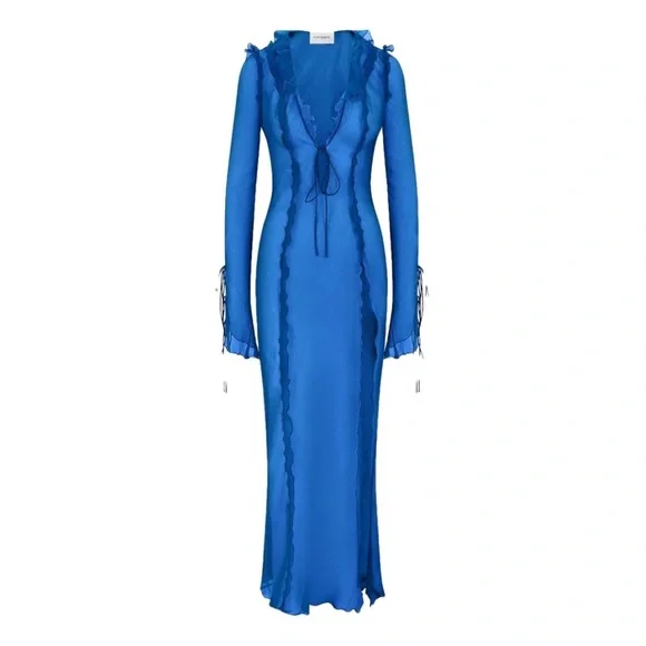 Rat & Boa Farretti Dress in Blue - Picture 3 of 5